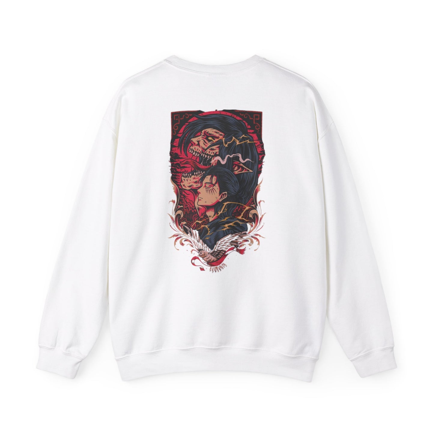 Anime Graphic Sweatshirt - Eren Attack on Titan Design