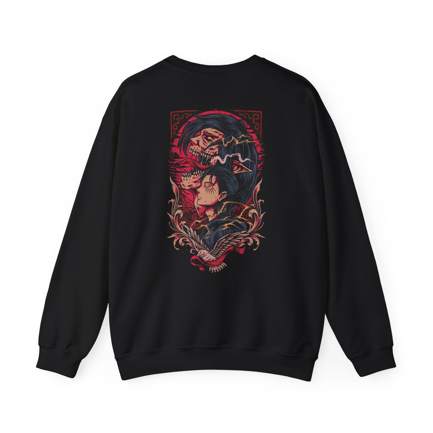 Anime Graphic Sweatshirt - Eren Attack on Titan Design