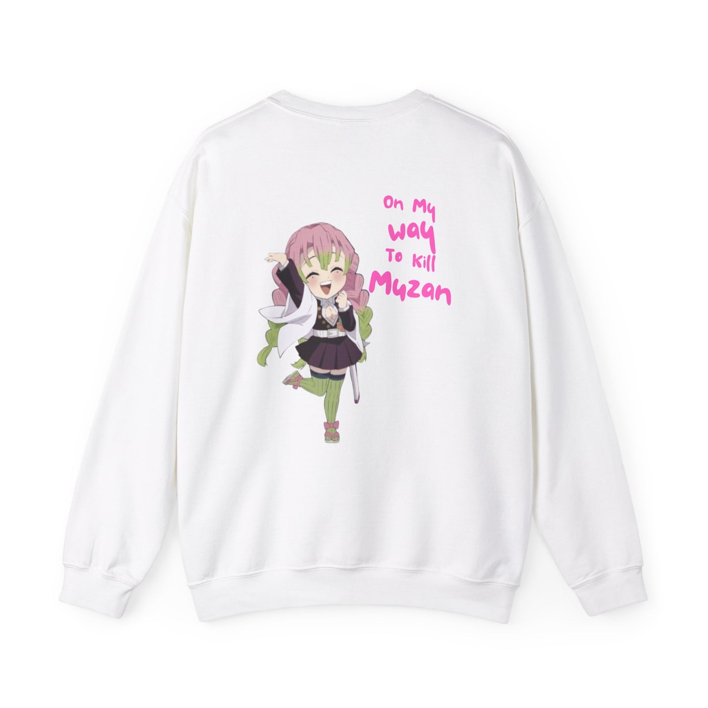 Anime Crewneck Sweatshirt - Kimetsu no yaiba Mitsuri 'On my way to kill Muzan'