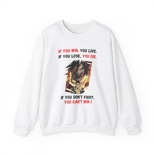 Anime Graphic Sweatshirt - Eren Attack on Titan Design